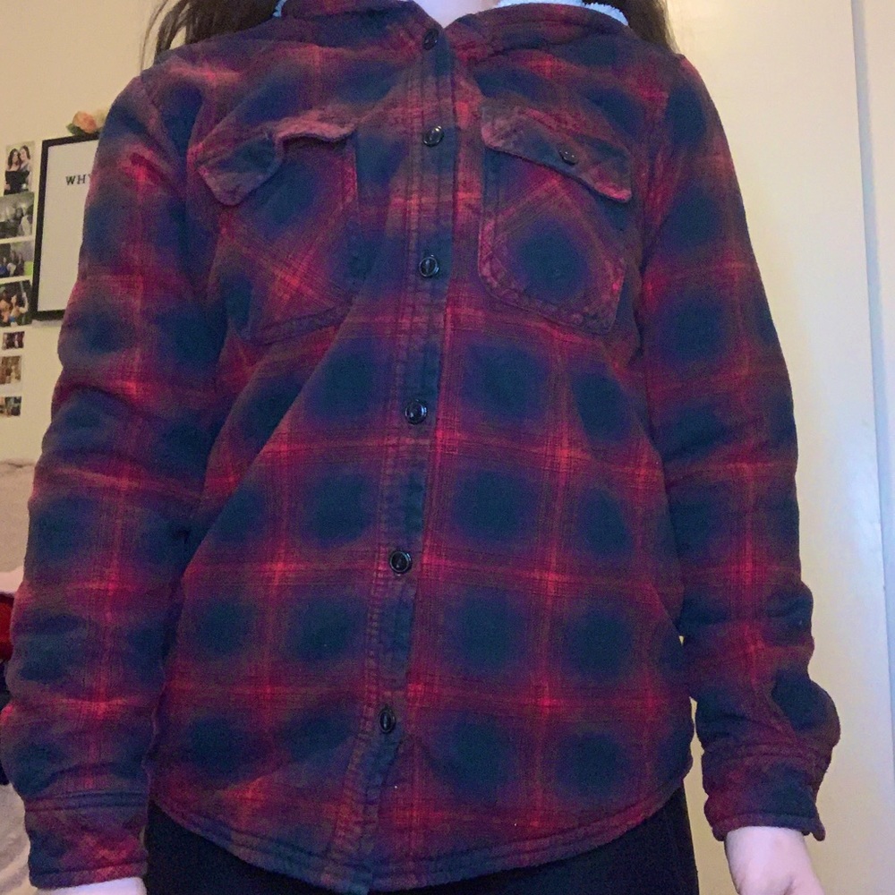 Lined Flannel Jacket (Hooded)